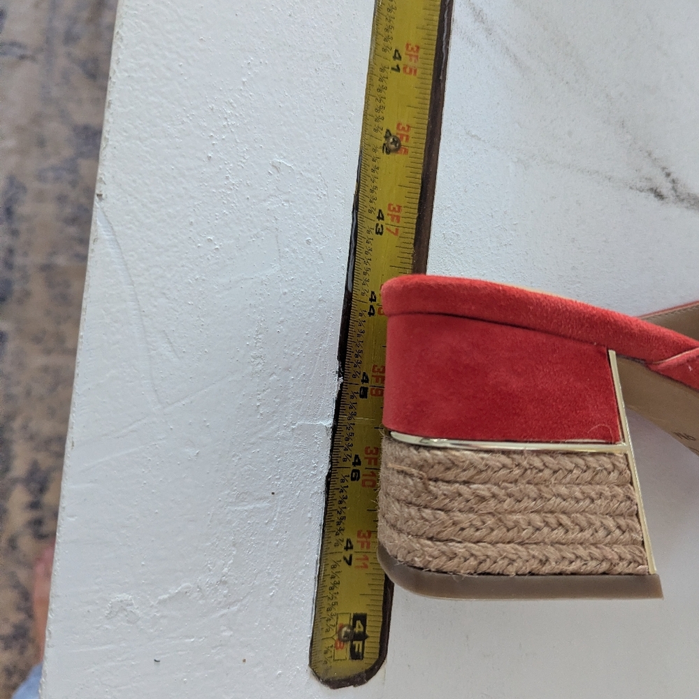 NEW Women's Chico Flame Scarlet Jute Heels 9 Valerie - Picture 2 of 7